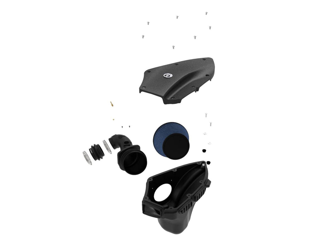 aFe Power MagnumForce Stage 2 Si Intake System Pro 5 R Black 06-12 BMW 3 Series E9x L6 3.0L Non-Turbo (54-81012-B)