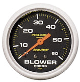 AutoMeter Pro-Comp 2 5/8in 0-60 PSI Liquid Filled Mech Blower Pressure Gauge (5402)