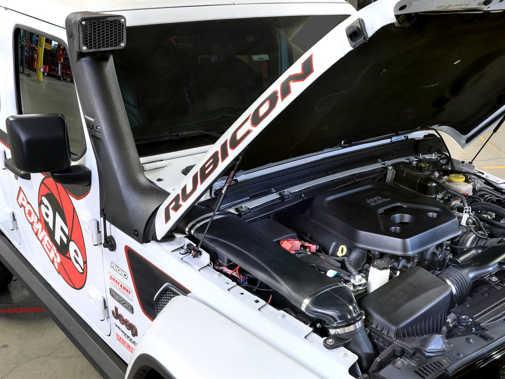 aFe Power 18-25 Jeep Wrangler / Gladiator L4/V6 Dynamic Air Scoop (D.A.S) Snorkel (55-21001)