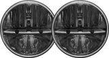 Rigid Industries 7in Round Headlights w/ PWM Adaptors - Set of 2 (55000)