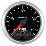 AutoMeter Elite 52mm 0-280 ohm Full Sweep Electronic Fuel Level Programmable Empty-Full Gauge (5609)