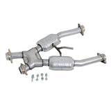 BBK 94-95 Mustang 5.0 Short Mid X Pipe With Catalytic Converters 2-1/2 For BBK Long Tube Headers (1672)