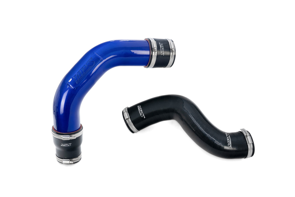 HPS Performance Hot and Cold Side Turbo Charge Pipe Kit Blue (17-164BL)