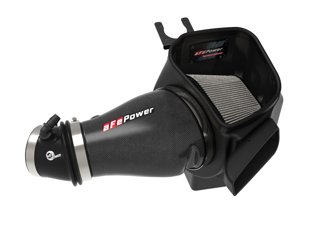 aFe Power Track Series Carbon Fiber Pro Dry S AIS - 19-20 Jeep Grand Cherokee Trackhawk 6.2L (57-10009D)
