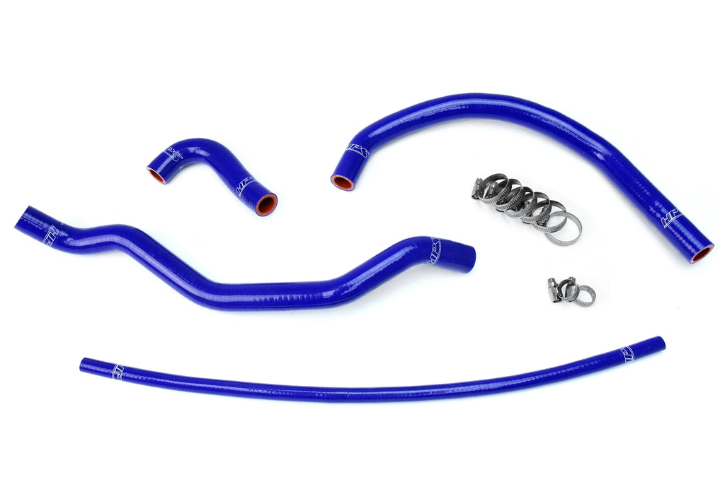 HPS Performance High Temp 3-ply Reinforced Silicone,Replace OEM Rubber Radiator Coolant Hoses (57-1348-BLUE)