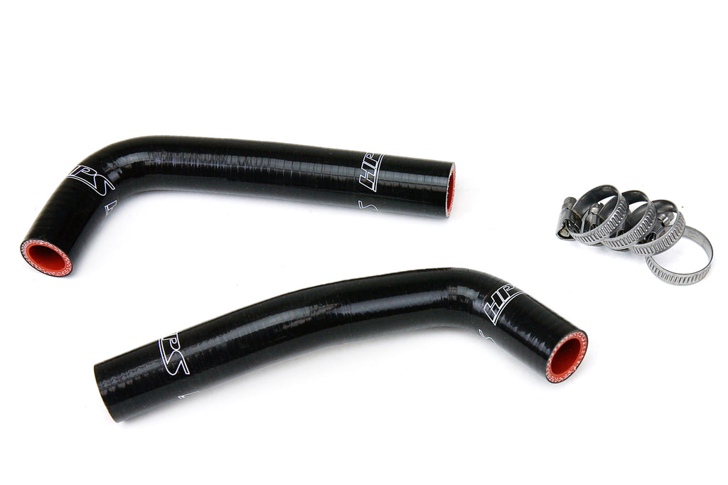 HPS Performance High Temp 3-ply Reinforced Silicone,Replace OEM Rubber Radiator Coolant Hoses (57-1352-BLK)