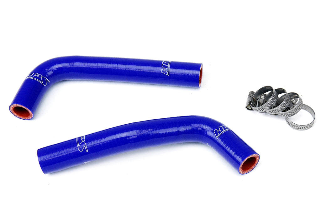 HPS Performance High Temp 3-ply Reinforced Silicone,Replace OEM Rubber Radiator Coolant Hoses (57-1352-BLUE)