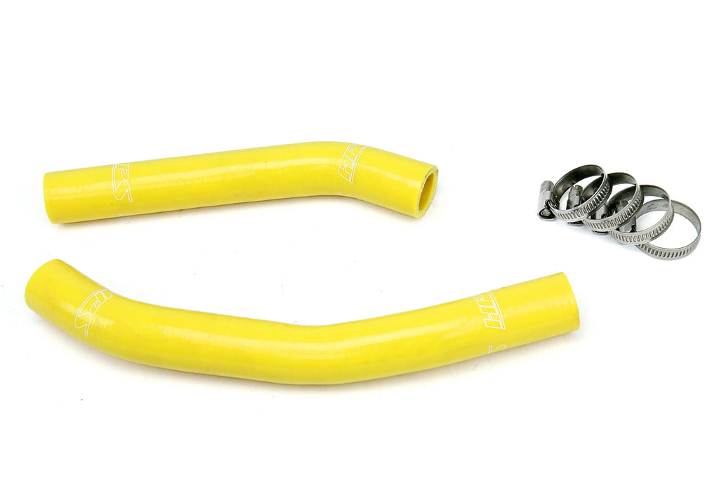 HPS Performance High Temp 3-ply Reinforced Silicone,Replace OEM Rubber Radiator Coolant Hoses (57-1361-YLW)