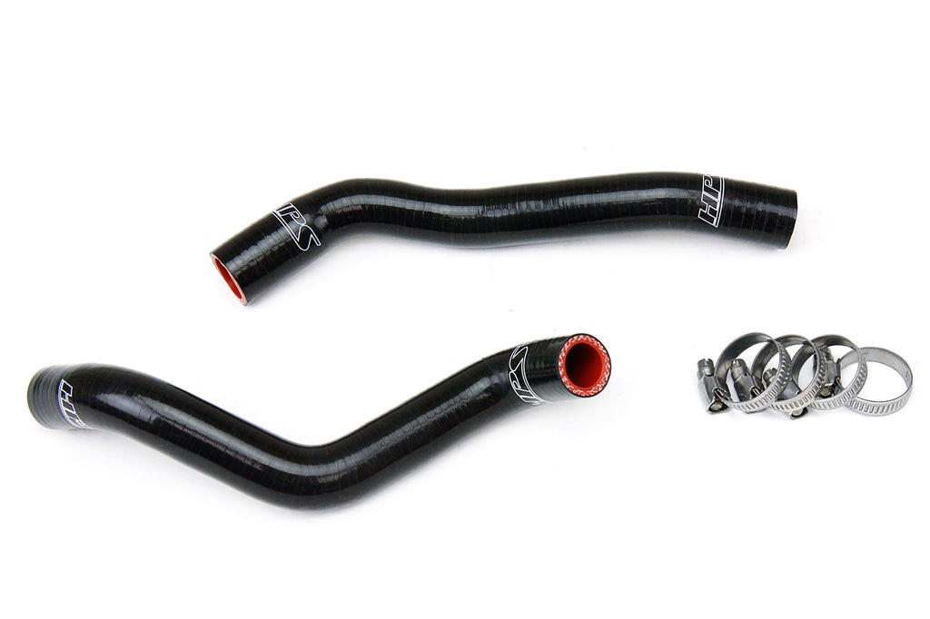 HPS Performance High Temp 3-ply Reinforced Silicone,Replace OEM Rubber Radiator Coolant Hoses (57-1368-BLK)