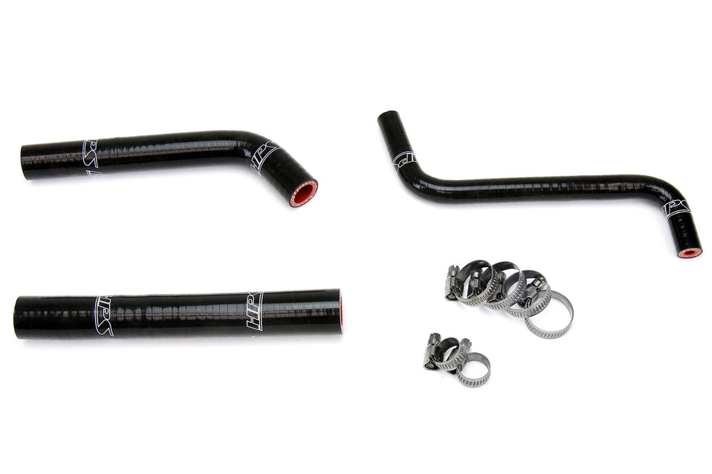 HPS Performance High Temp 3-ply Reinforced Silicone,Replace OEM Rubber Radiator Coolant Hoses (57-1376-BLK)
