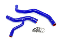 Load image into Gallery viewer, HPS Performance High Temp 3-ply Reinforced Silicone, Replaces Rubber Radiator Coolant Hoses (57-1416R-BLUE)