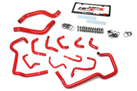 HPS Performance High Temp 3-ply Reinforced Silicone Replaces Rubber Radiator Heater Hoses (57-1581-RED)