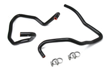 Load image into Gallery viewer, HPS Performance High Temp 3-ply Reinforced Silicone, Replaces Rubber Heater Coolant Hoses (57-1589H-BLK)