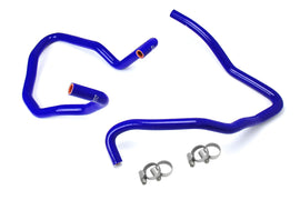 HPS Performance High Temp 3-ply Reinforced Silicone, Replaces Rubber Heater Coolant Hoses (57-1589H-BLUE)