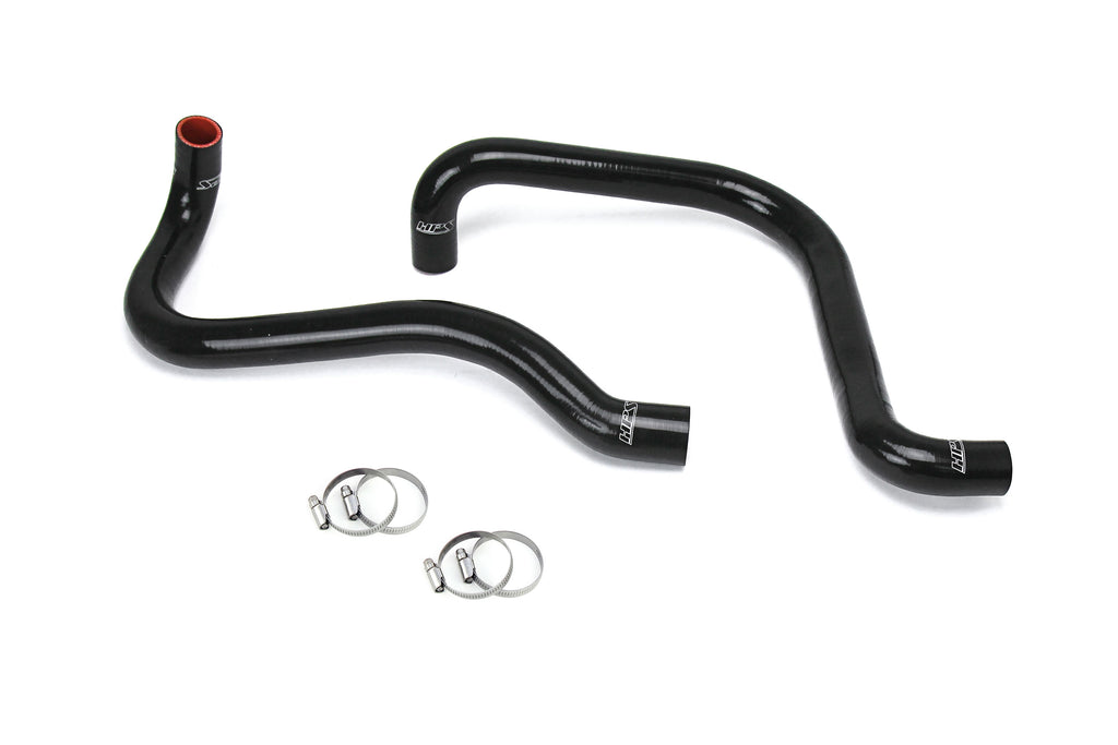 HPS Performance High Temp 3-ply Reinforced Silicone, Replaces Rubber Radiator Coolant Hoses (57-1589R-BLK)