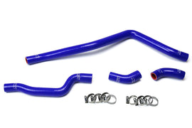 HPS Performance High Temp 3-ply Reinforced Silicone,Replace OEM Rubber Radiator Coolant Hoses (57-1615-BLUE)