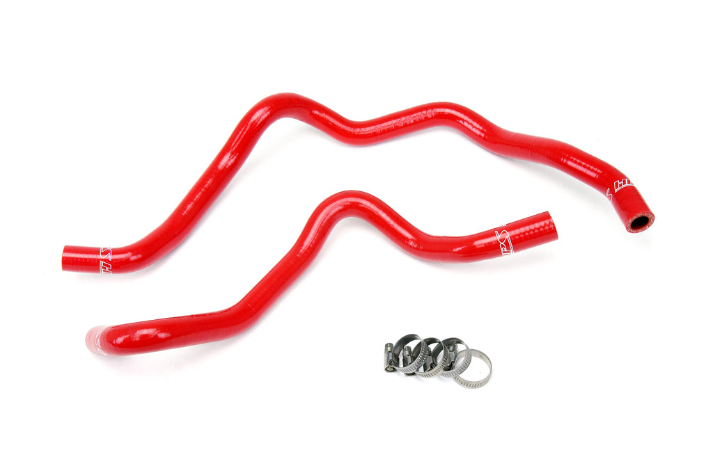HPS Performance 3-ply reinforced silicone, replaces factory rubber heater hoses (57-1849-RED)