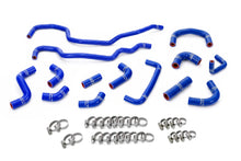 Load image into Gallery viewer, HPS Performance High Temp 3-ply Reinforced Silicone, Replaces OEM Rubber Ancillary Hoses (57-2256-BLUE)