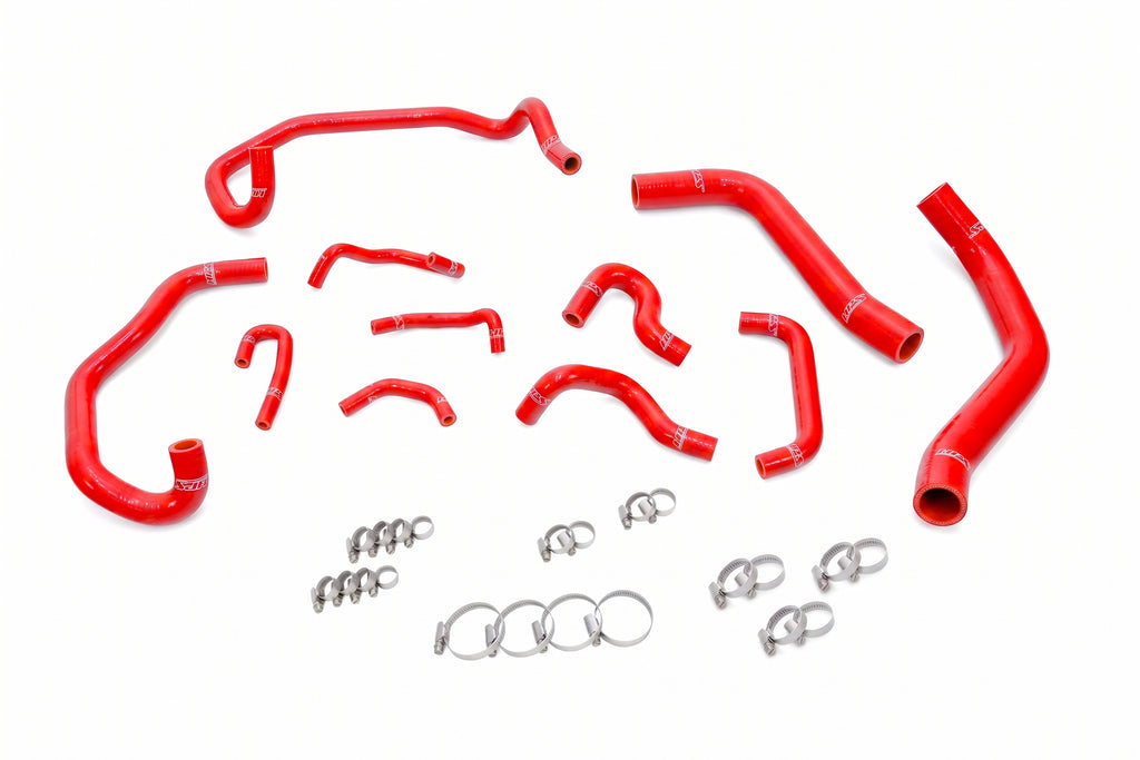 HPS Performance High Temp 3-ply Reinforced Silicone Radiator, Heater, Ancillary Hoses (57-2280-RED)