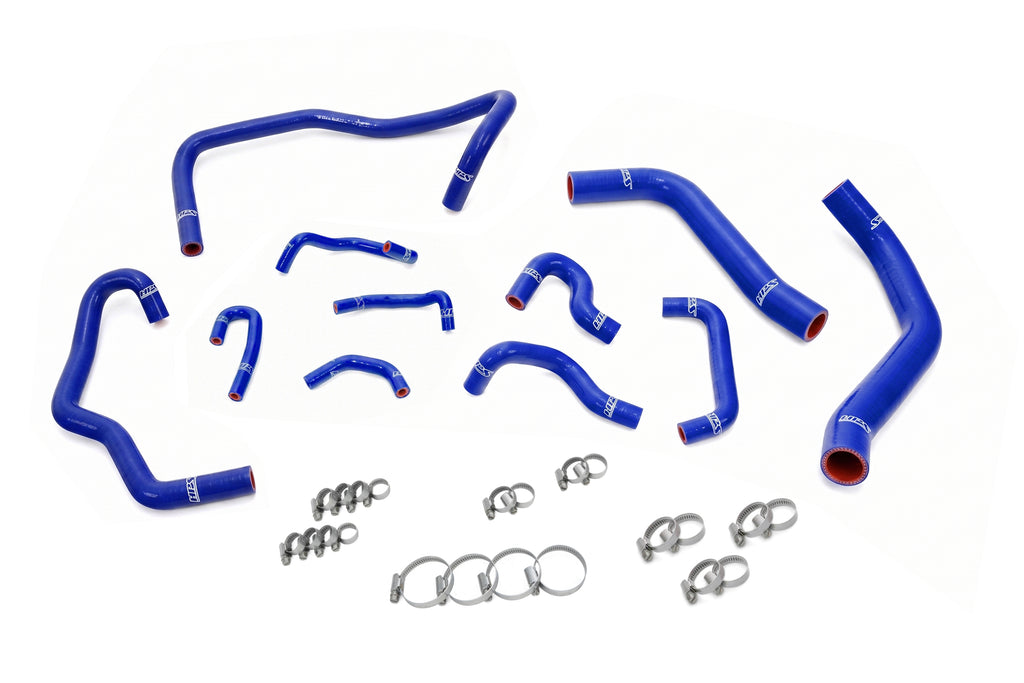 HPS Performance High Temp 3-ply Reinforced Silicone Radiator, Heater, Ancillary Hoses (57-2281-BLUE)