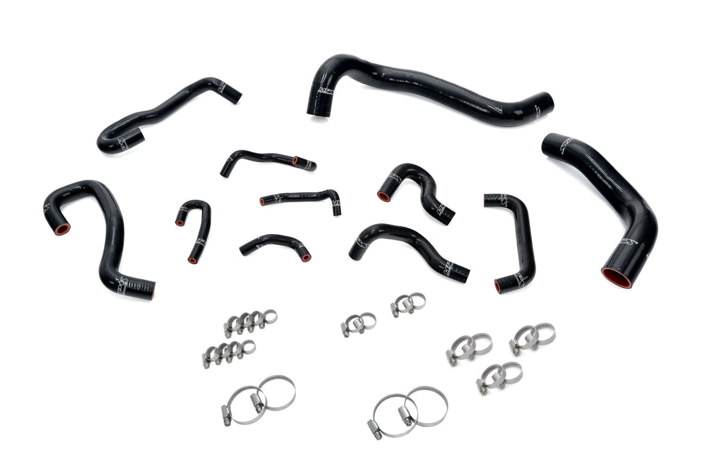 HPS Performance High Temp 3-ply Reinforced Silicone Radiator, Heater, Ancillary Hoses (57-2282-BLK)