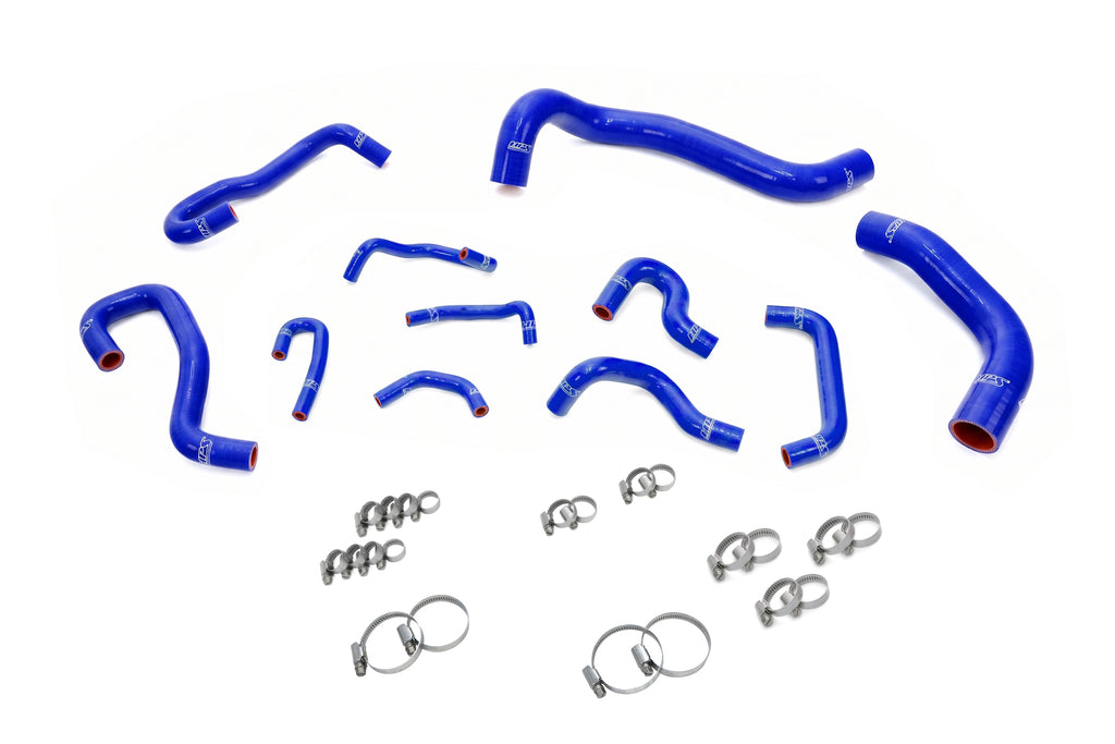HPS Performance High Temp 3-ply Reinforced Silicone Radiator, Heater, Ancillary Hoses (57-2282-BLUE)