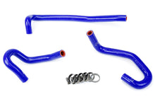 Load image into Gallery viewer, HPS Performance High Temp 3-ply Reinforced Silicone, Replaces OEM Rubber Heater Coolant Hoses (57-2307-BLUE)