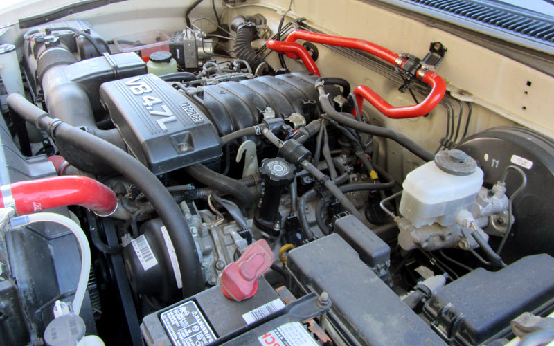 HPS Performance High Temp 3-ply Reinforced Silicone, Replaces OEM Rubber Heater Coolant Hoses (57-2307-BLK)