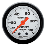 AutoMeter Phantom 2 1/16in 100psi Mechanical Boost Gauge (5706)