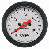 AutoMeter Phantom 52mm Full Sweep Electronic Fuel Level Programmable Empty-Full Range (5710)