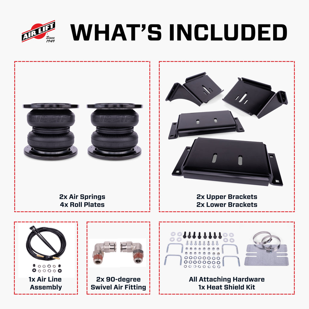 Air Lift Performance LoadLifter 7500 XL Ultimate Air Spring Kit 16-25 Chevy/GMC Silverado/Sierra 3500HD (57543)