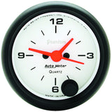 AutoMeter Phantom 52mm 12V Electronic Clock Gauge (5785)