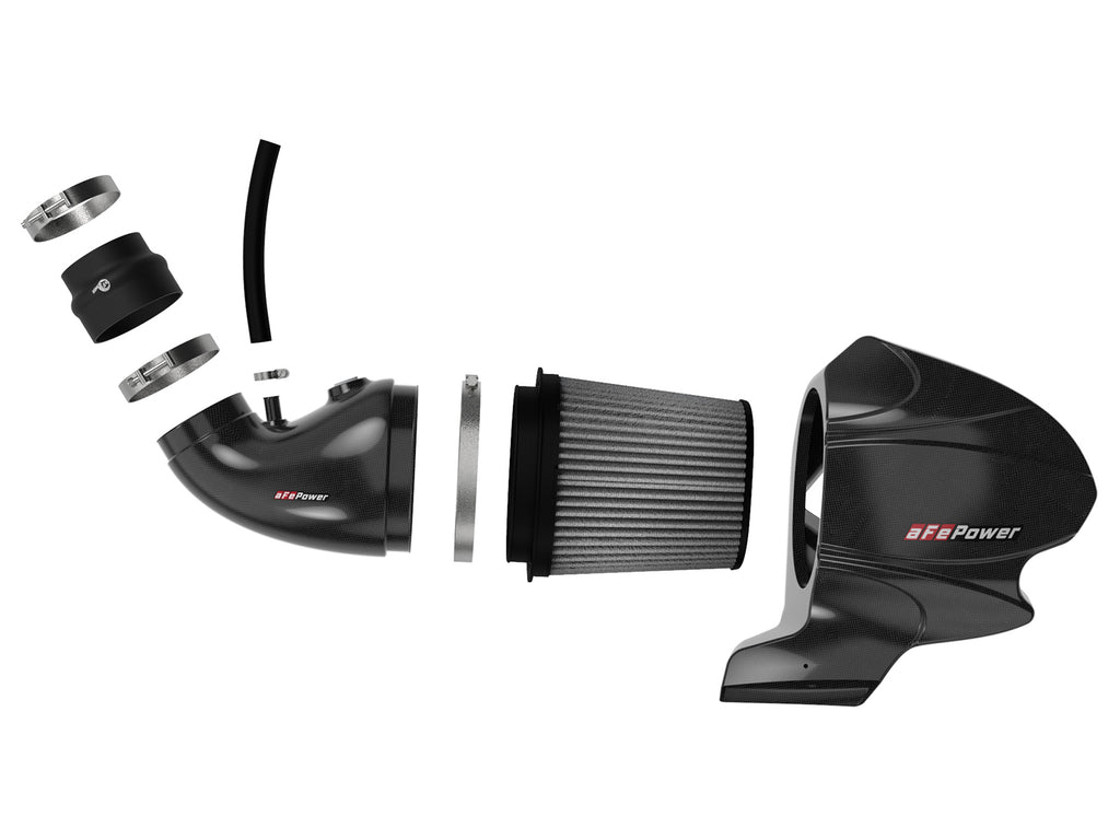 aFe Power Momentum Carbon Fiber CAIS w/ Pro Dry S Filter 12-19 Jeep Grand Cherokee SRT8 (WK2) V8-6.4L (58-10001D)