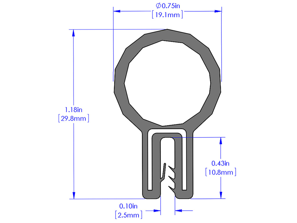 aFe Power MagnumFORCE Spare Parts Trim Seal Kit (1/16IN X 3/4IN) x 36IN L (59-10092)