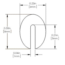 Load image into Gallery viewer, aFe Power Magnum FORCE Replacement Edge Trim Kit 1/16 IN X 36 IN L (59-10098)