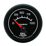 AutoMeter ES 52mm 100 PSI Short Sweep Electric Oil Pressure Gauge (5927)