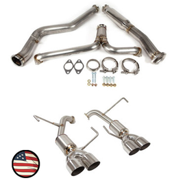 Nameless Performance Catback Exhaust - 2015-2021 WRX / 2015-2018 STi - 4