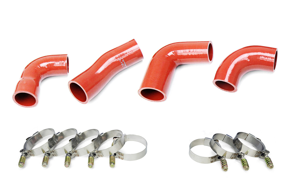 HPS Silicone Transmission Oil Cooler Coolant Hose Kit Orange (57-1722)