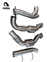 Load image into Gallery viewer, Active AutoWerke 2017–2020 Ford F-150 3.5L EcoBoost GESI EPA-Compliant Catted Downpipes (51-001)
