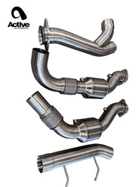 Active AutoWerke 2017–2020 Ford F-150 3.5L EcoBoost GESI EPA-Compliant Catted Downpipes (51-001)