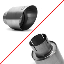 Load image into Gallery viewer, COBB Volkswagen Brushed Titanium Tip Kit Mk7, Mk7.5, Mk8 GTI (5V2150-NB)