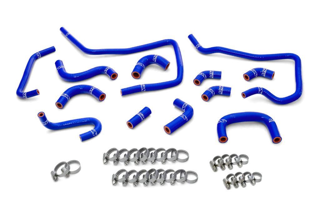 HPS Performance High Temp 3-ply Reinforced Silicone, Replaces OEM Ancillary Coolant Hoses (57-1806-BLUE)