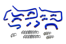 HPS Performance High Temp 3-ply Reinforced Silicone, Replaces OEM Ancillary Coolant Hoses (57-1806-BLUE)