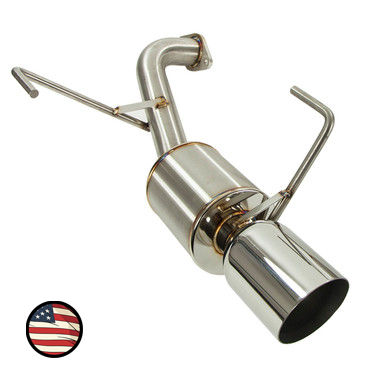 Nameless Performance Axleback Exhaust - 2015-2017 Legacy 2.5i - 5" Muffler (SUAB15L25-5MU-40SWS)
