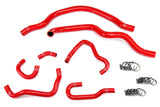 HPS Red Reinforced Silicone Radiator and Heater Hose Kit Coolant for Honda 00-05 S2000 (57-1489-RED)