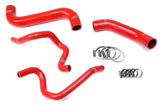 HPS Red Reinforced Silicone Radiator + Heater Hose Kit for Subaru 2003 Impr (57-1732-RED)