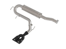 Load image into Gallery viewer, aFe Power Rebel Series 2-1/2in 304 Stainless Steel Cat-Back w/ Black Tip Ford Maverick 22-26 L4-2.5L FWD (49-33155-B)