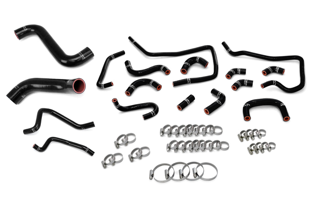 HPS Performance High Temp 3-ply Reinforced Silicone Replaces OEM Radiator Heater Ancillary Hoses (57-1813-BLK)