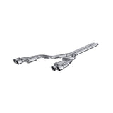 MBRP Exhaust 3in. Cat Back with Quad 4in. Dual Wall Tips Race Version T304 (S7207304)