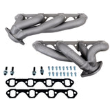 BBK 87-95 Ford F150 Truck 5.0 302 Shorty Unequal Length Exhaust Headers - 1-5/8 Titanium Ceramic (3510)